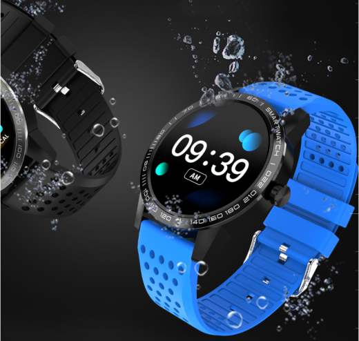 Pulsera inteligente con monitor de frecuencia cardíaca y pantalla a color T2