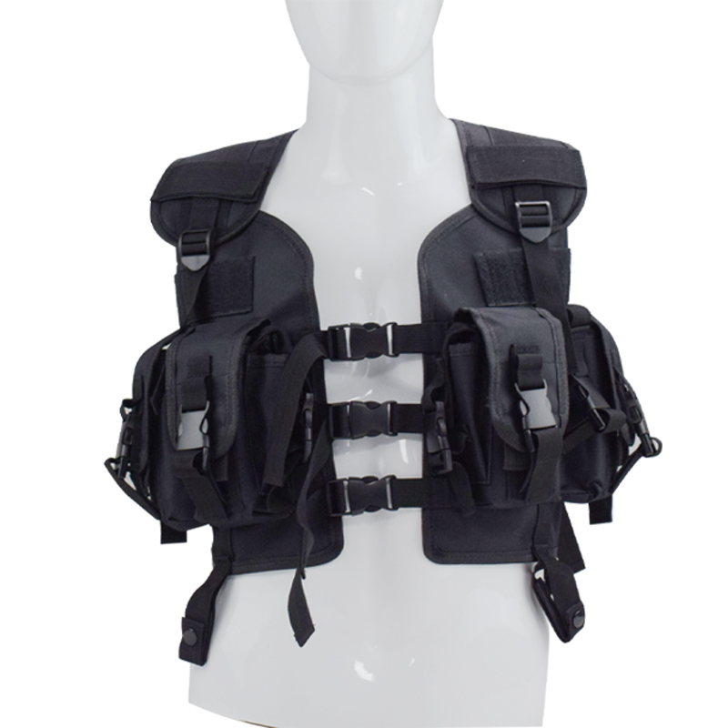 Chaleco de montañismo de camuflaje para exteriores, equipo de combate