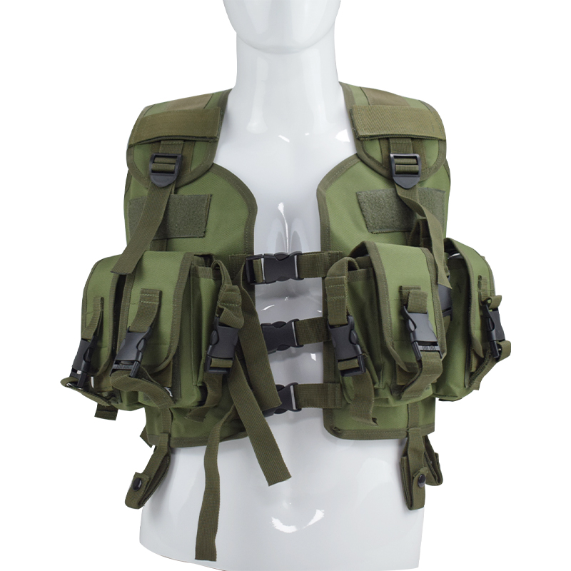 Chaleco de montañismo de camuflaje para exteriores, equipo de combate