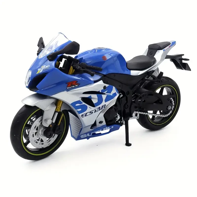 Simulación 1:12 Aleación I GSX R1000R Modelo de motocicleta Juguete Decoración de coche deslizante Modelo de coche Juguete Regalo de cumpleaños Regalo de Halloween Regalo de Navidad