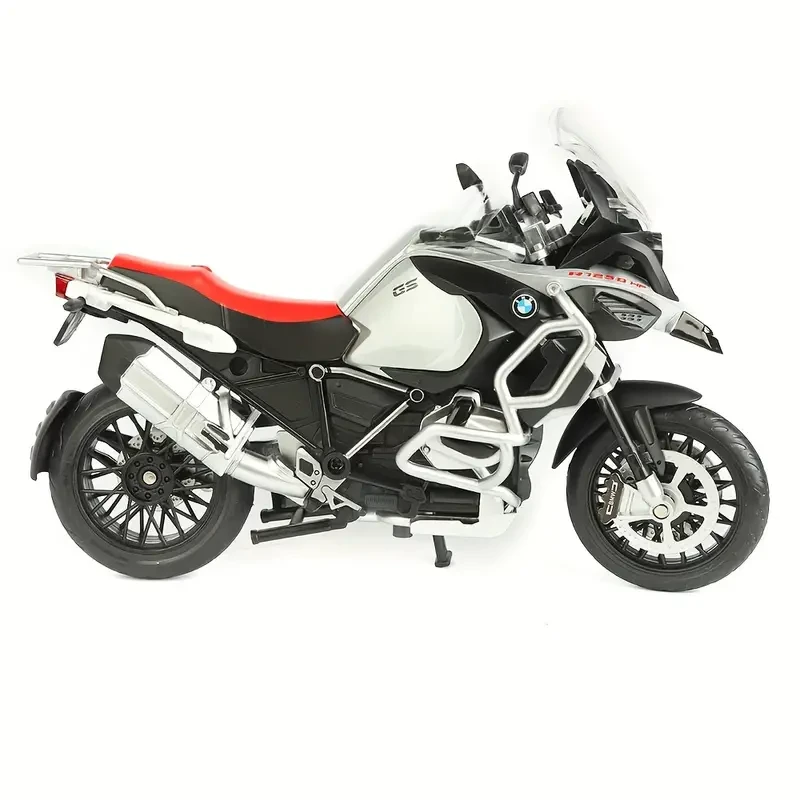Réplica de BMW R1250GS de aleación a escala 1:12 de RMZ CITY, modelo de empuje, juguete para niños de 3 a 6 años, vehículo de exhibición coleccionable, regalo de cumpleaños para niños