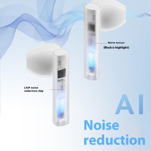 Auriculares Bluetooth para juegos deportivos con cancelación activa de ruido y diseño de arena movediza luminosa