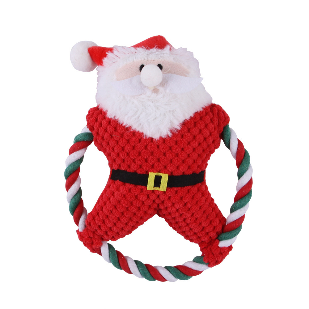 Juguetes de peluche navideños para mascotas Gnawaccompany And Vent