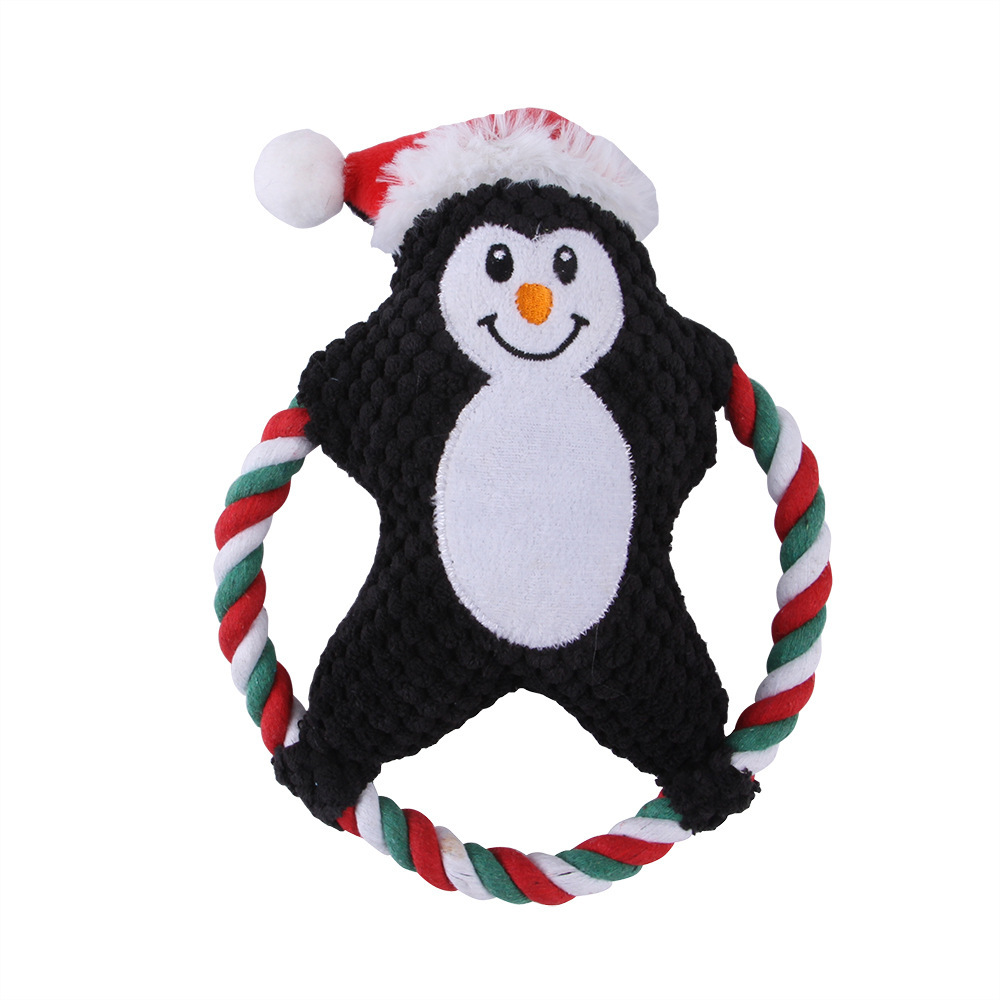 Juguetes de peluche navideños para mascotas Gnawaccompany And Vent