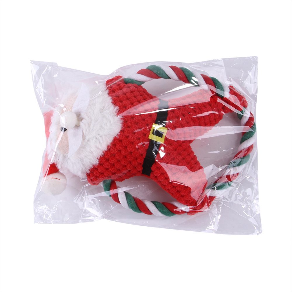 Juguetes de peluche navideños para mascotas Gnawaccompany And Vent