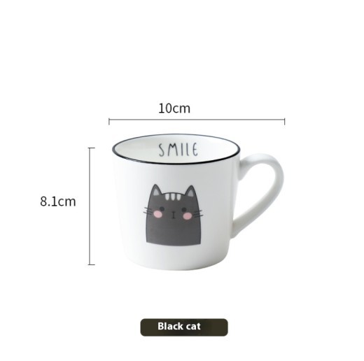 Taza de cerámica para desayuno, creativa, para beber agua, para parejas, con diseño de utensilios de cocina.