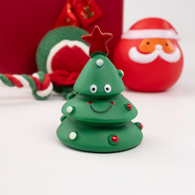 Nuevos juguetes navideños resistentes a las mordeduras de perros