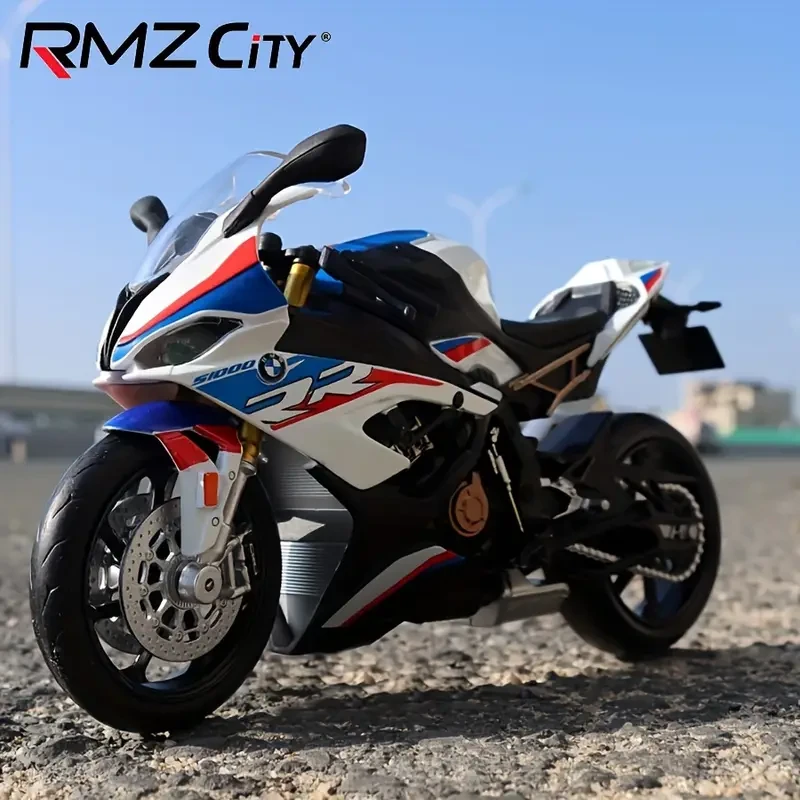 Modelo BMW S1000RR, juguete de motocicleta de aleación 1:12, motocicleta coleccionable, modelo de automóvil deslizante, juguete modelo de aleación, regalo de cumpleaños para amantes de las motocicletas, regalo de Navidad para entusiastas de los automóvile