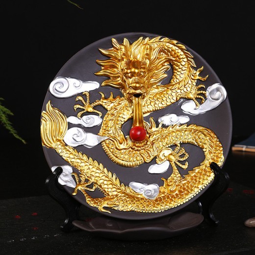 Quemador de incienso de cerámica, quemador de aromaterapia, quemador de incienso de reflujo, quemador de incienso de reflujo Xianglong, decoración artesanal de cerámica