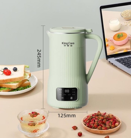 Mini máquina de leche de soja pequeña, modelo innovador, extractor de jugo automático sin filtro y con calefacción.
