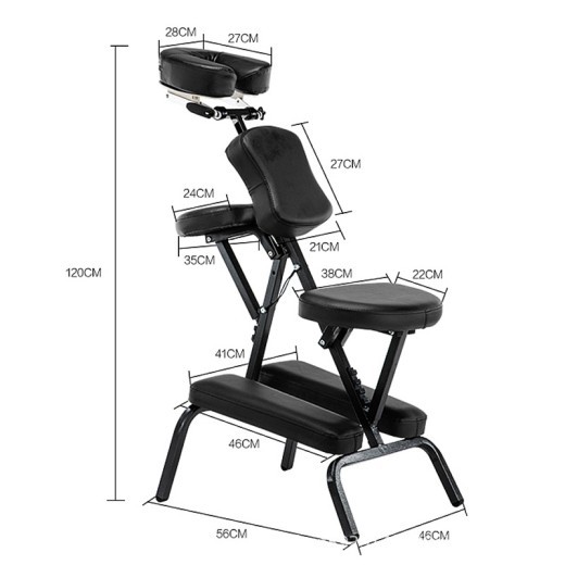 Silla de tatuaje portátil Silla de raspado Silla de masaje Silla de masaje plegable Silla de tatuaje plegable