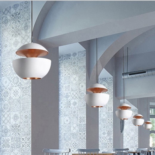 Lámpara de araña de un solo cabezal con personalidad creativa y de moda