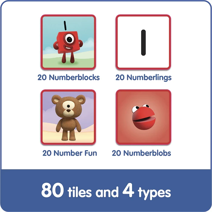 Juego de memoria y combinación de bloques numéricos Hand2Mind