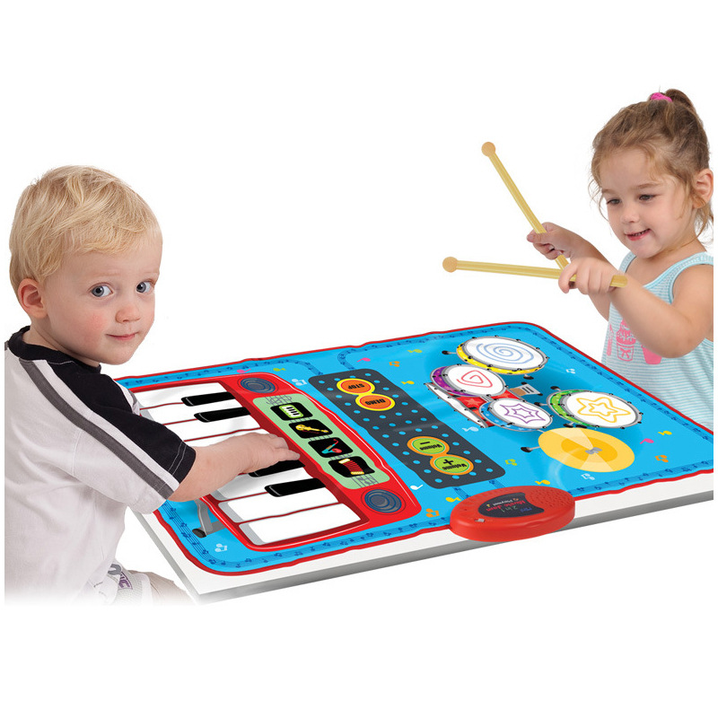 Rompecabezas de educación temprana para niños y niñas, juguete musical, regalo de cumpleaños