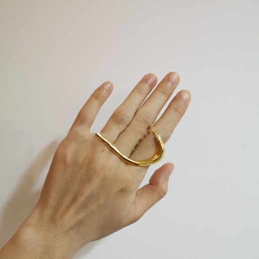 Dedales de diseño personalizado de estilo europeo y americano, creativos, multianillos en el mismo anillo.