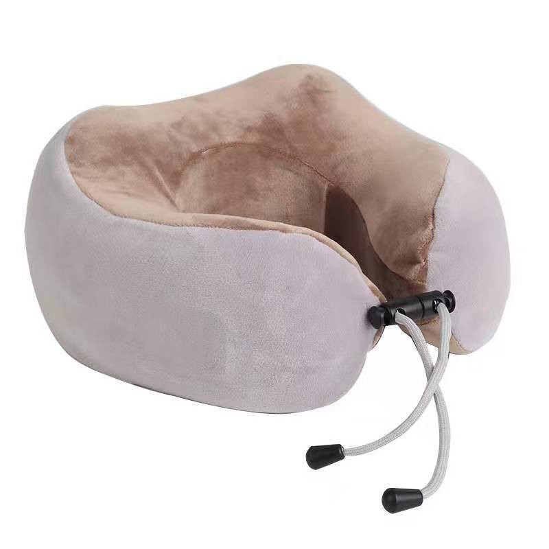 Almohada de masaje en forma de U, dispositivo de masaje cervical, masajeador eléctrico de cuello, hombros, espalda y cervicales para relajación corporal.