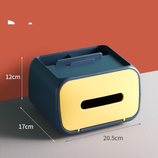 Caja de papel práctica, caja de pañuelos con imán para el hogar, organizador de escritorio, caja de almacenamiento