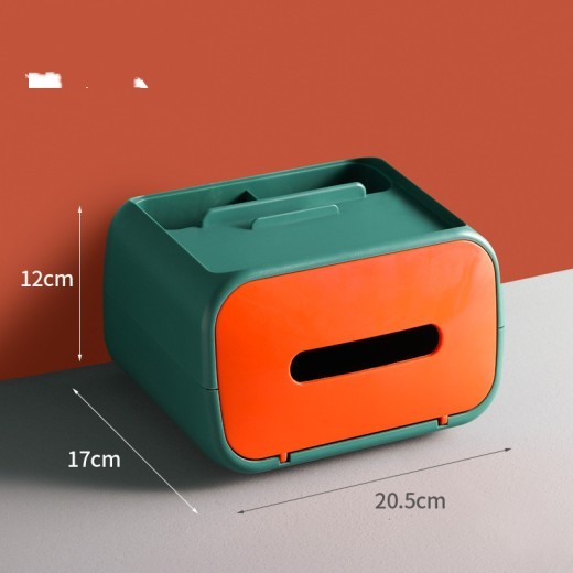 Caja de papel práctica, caja de pañuelos con imán para el hogar, organizador de escritorio, caja de almacenamiento