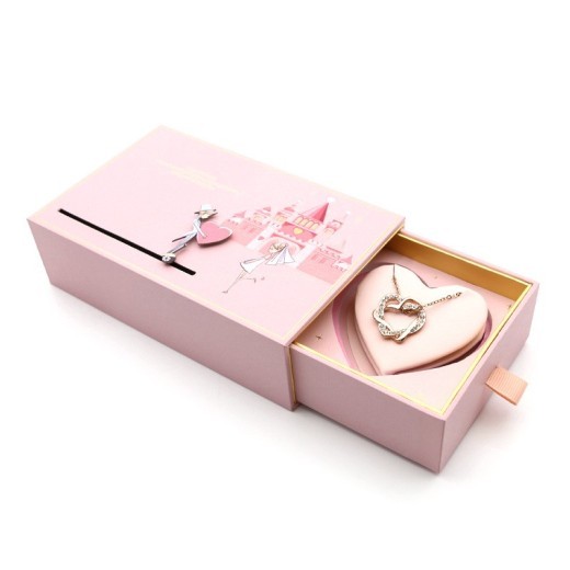 Joyero Love Castle, caja para anillos y collares