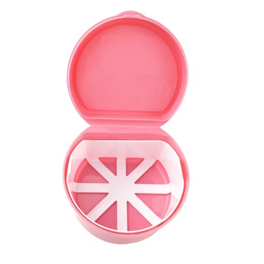 Caja de almacenamiento portátil para retenedores de dentadura postiza, caja para aparatos de ortodoncia invisibles