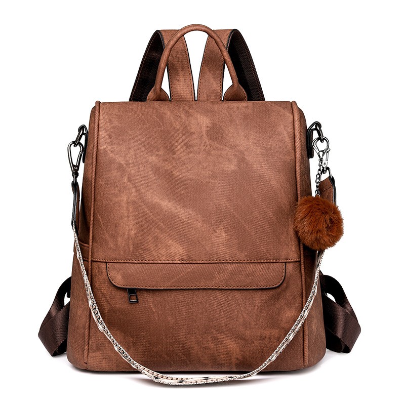 Mochila informal versátil de PU para uso diario para mujer