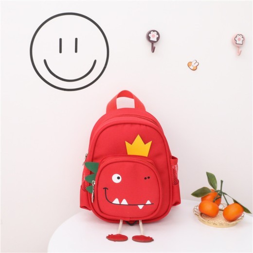Nueva mochila coreana para niños con dibujos de dinosaurios, mochila escolar pequeña para niños y niñas, mochila antipérdida para guardería.