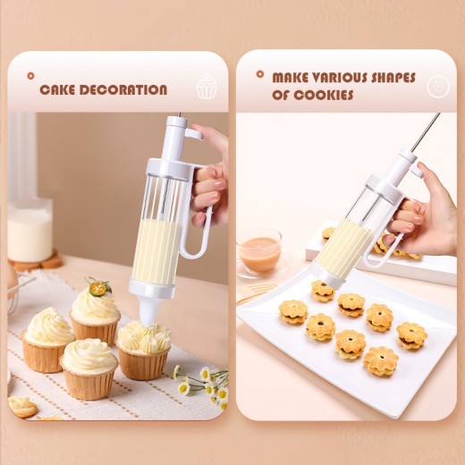 Molde para galletas de Halloween, pistola para hacer flores, utensilios de cocina