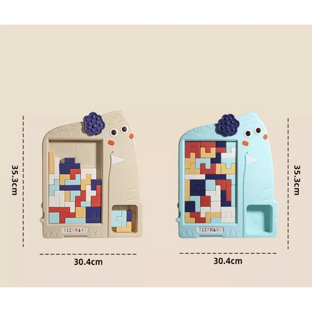 Bloques de construcción de Tetris, rompecabezas, juguete de inteligencia para niños, juguetes ensamblados para niños y niñas.