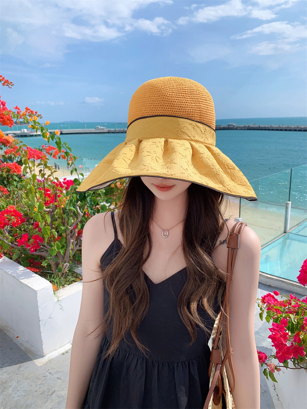 Sombrero de protección solar para mujer con protección UV