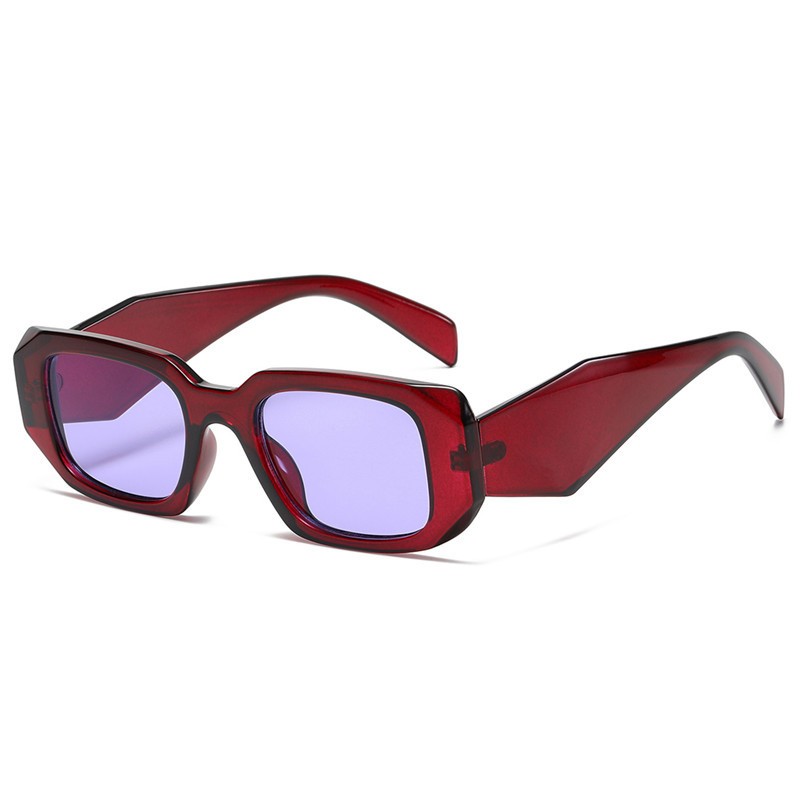 Gafas de sol cuadradas irregulares de uso diario para mujer