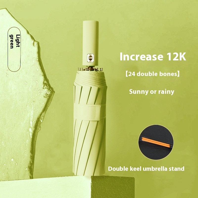 Paraguas automático de 24 varillas de gran tamaño