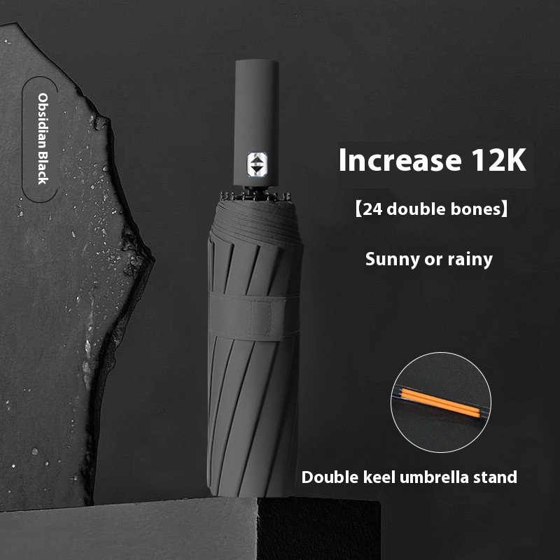 Paraguas automático de 24 varillas de gran tamaño