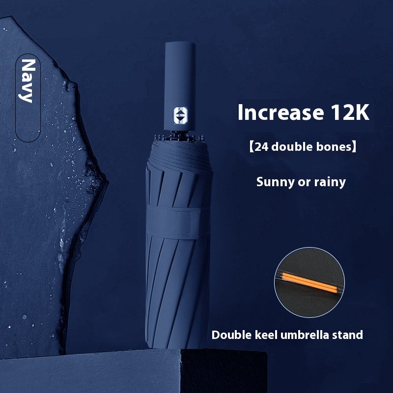 Paraguas automático de 24 varillas de gran tamaño