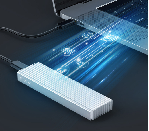 Estuche para disco duro M.2, lector de disco duro externo NVME, USB 3.1, estuche para disco duro móvil de estado sólido, estuche para disco duro