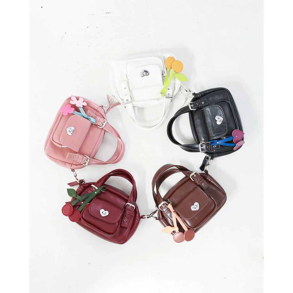 Bolsos de hombro para mujer - Mini bolso de mano Cherry y bolso casual