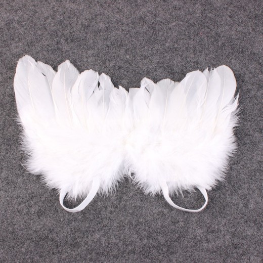 Accesorios para el cabello con alas de plumas para niñas y bebés.
