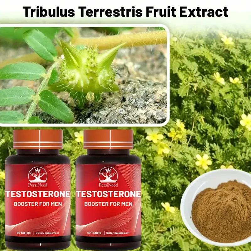 120 comprimidos de potenciador de testosterona NIGHT POWER: extracto de hierba de cabra en celo y extracto de fruto de Tribulus Terrestris para la salud muscular, la energía, el apoyo a la testosterona, la salud de la próstata, la vitalidad, la fuerza int
