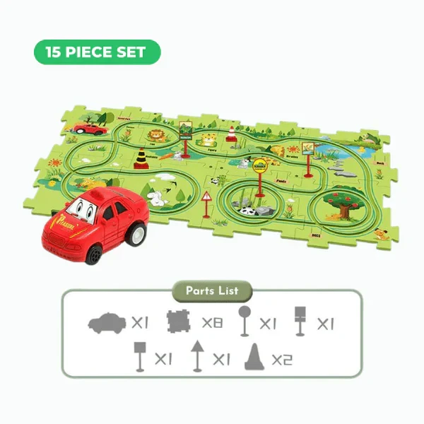 Pista de coches para niños PuzzleRacer