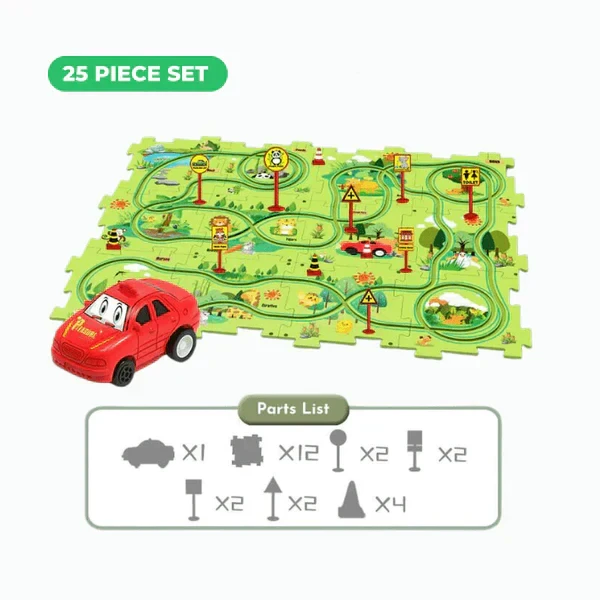 Pista de coches para niños PuzzleRacer