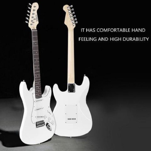 Guitarra Eléctrica Blanca LEG123.