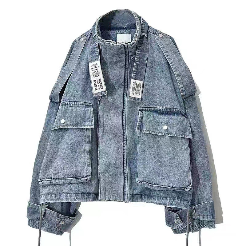Abrigo vaquero grueso de invierno para mujer, nuevo, de talla grande