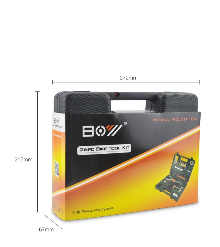 Juego de herramientas para bicicleta de montaña, caja de herramientas combinada para bicicleta, carga, reparación y reparación portátil.