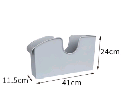 Estante de almacenamiento de cocina apilable, caja de almacenamiento para cocina y baño, tapa para olla de herramientas, estante para condimentos