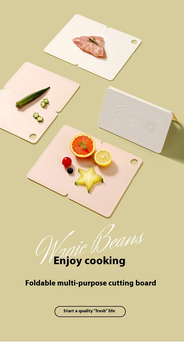 Tabla de cortar fruta plegable para viajes y acampadas al aire libre