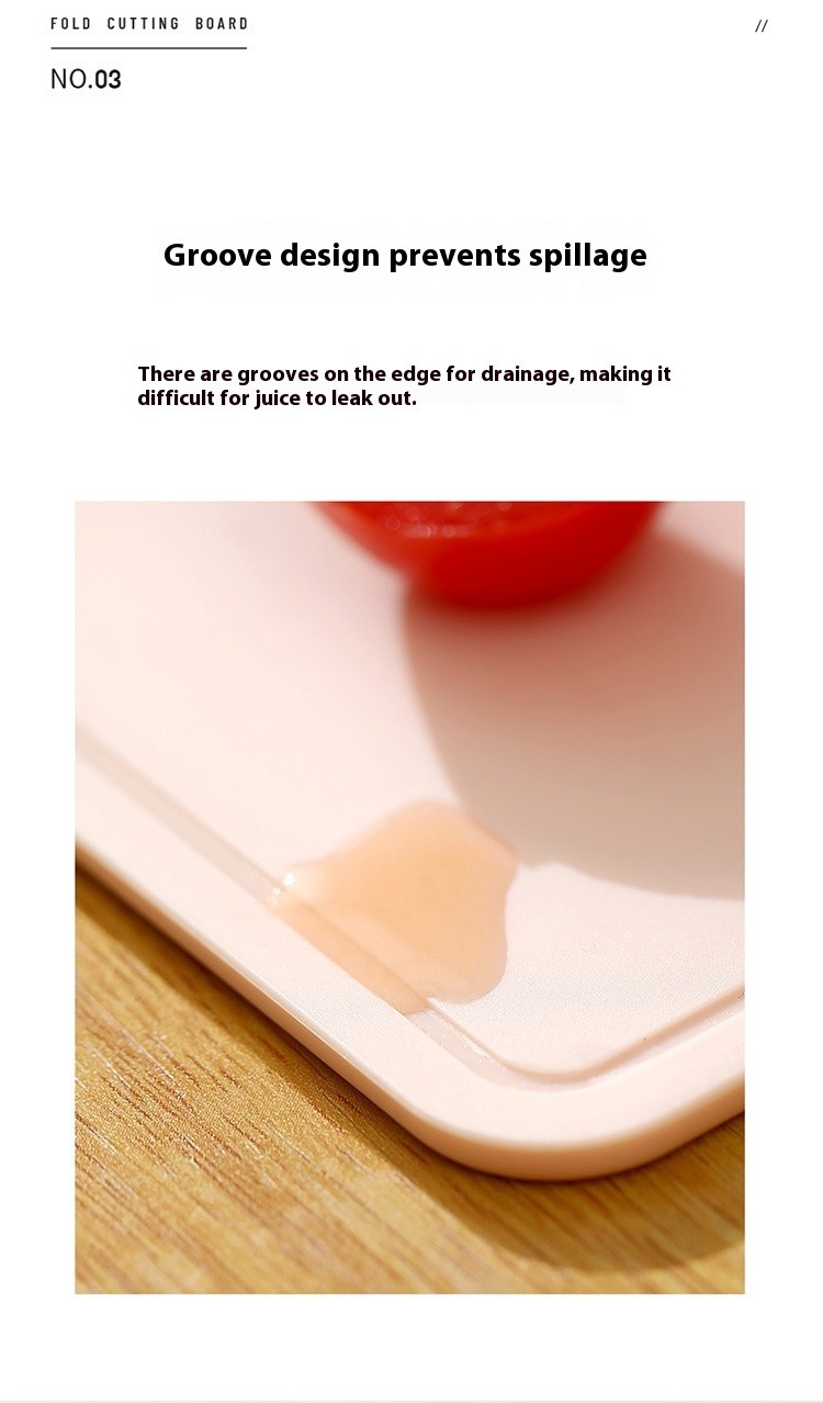 Tabla de cortar fruta plegable para viajes y acampadas al aire libre