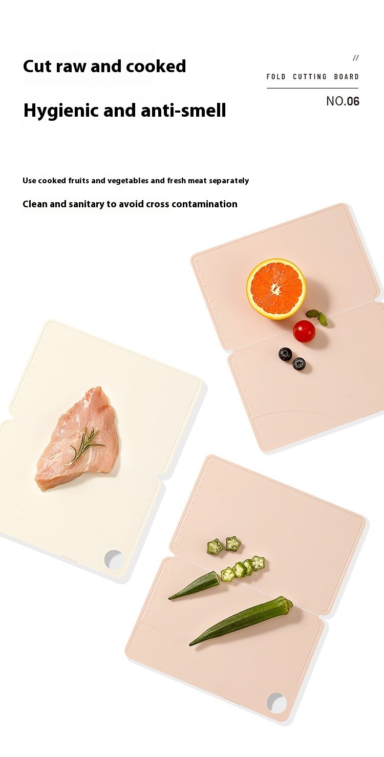 Tabla de cortar fruta plegable para viajes y acampadas al aire libre