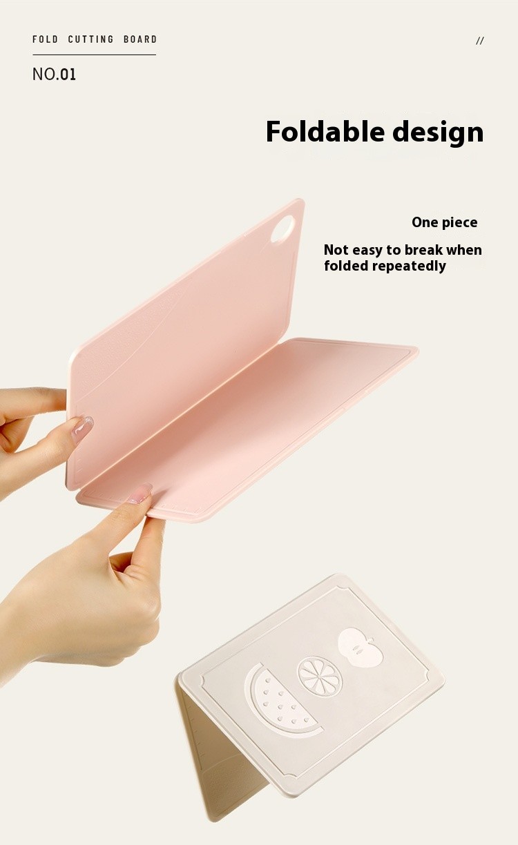 Tabla de cortar fruta plegable para viajes y acampadas al aire libre