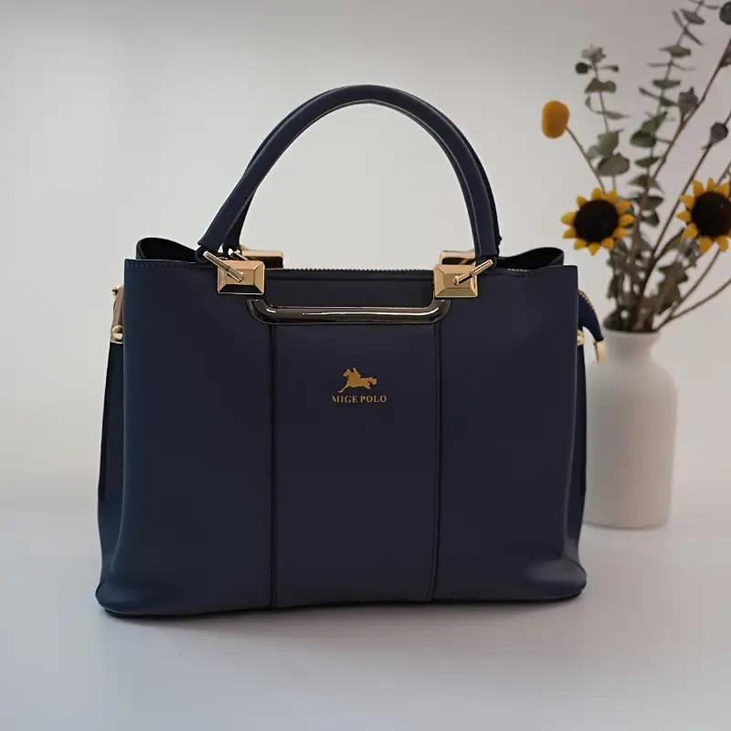 Bolso de mujer ligero de lujo de piel auténtica, bolso de mano para madre, nuevo estilo 2024, moderno y elegante, bolso de mano para señoras de mediana edad.