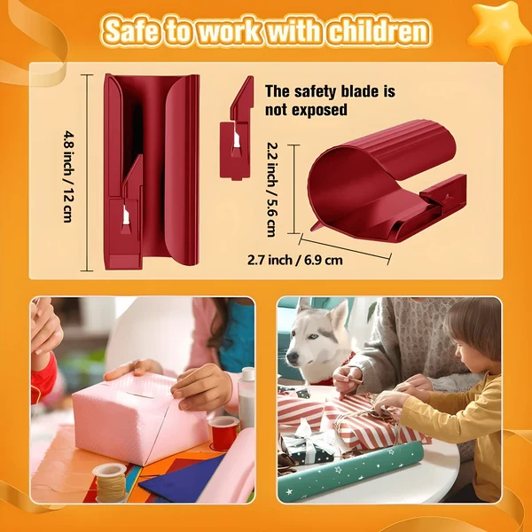 Cortador de rollos de papel multiusos