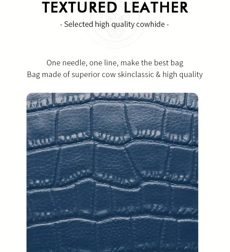 Bolso de mano Zooler con estampado de cocodrilo, bolso tote de lujo para mujer en color liso, elegante cartera de piel auténtica.